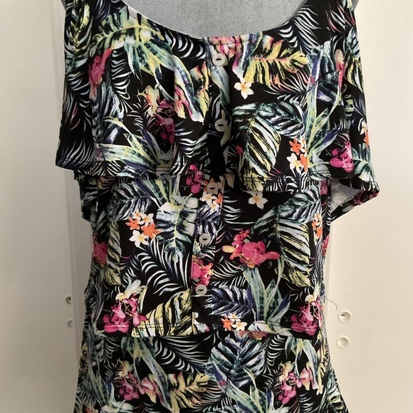 No Boundaries Juniors Ruffle Skirt Set, 2-Piece 💚 - Picture 5 of 7